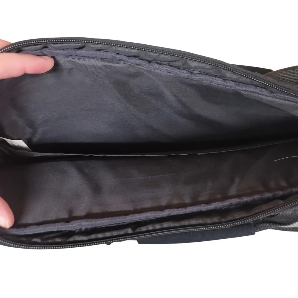 Targus Black Laptop Messenger Bag Padded Shoulder Strap Tech Briefcase Case‎ 14